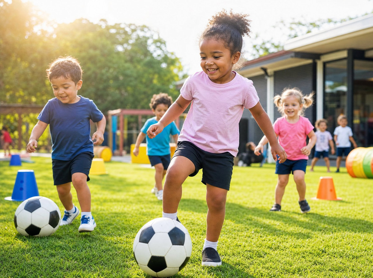 Daycare with soccer classes
